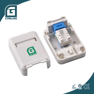 Gcabling Insert Wall Plate Black RJ45 Female to Female Coupler Panduit Netkey Keystone Jack